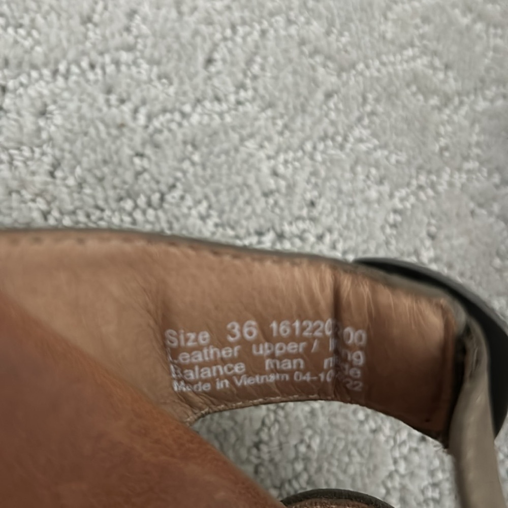 Dansko Aubree Wedge Sandal Taupe 36 5.5/6 NWOB - Picture 7 of 7